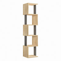 ECKREGAL 5 Regale L35 cm - Piri - Eichefarben, Holzwerkstoff (30/161/35cm) - Calicosy