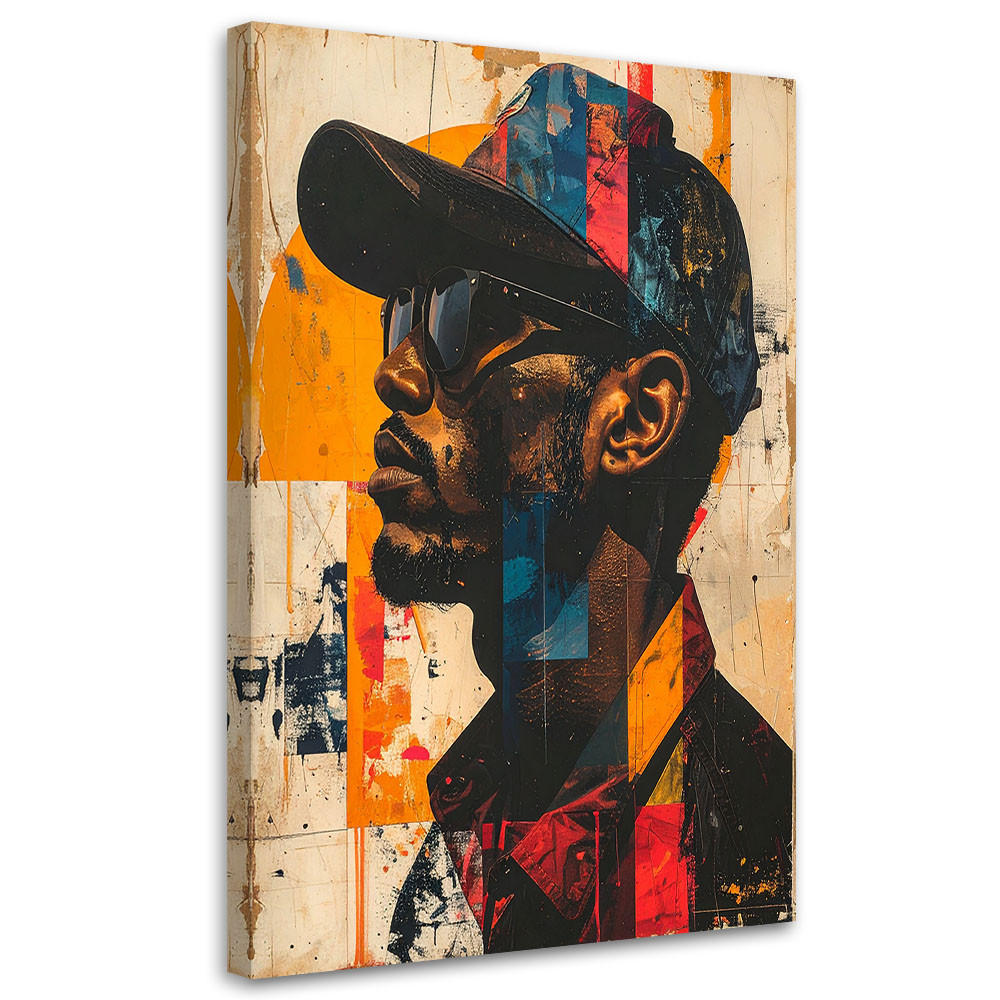 Feeby Wandbild, Mehrfarbig 80x120 cm