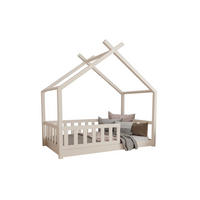 HAUSBETT STAR PLUS 90/200 in Cashmere - Beige, Holz (90/200cm) - Deine Möbel 24