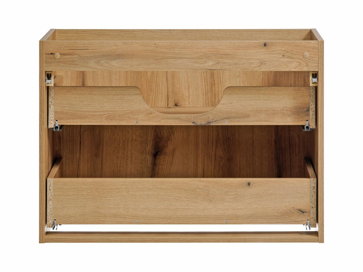 WASCHTISCHKOMBI 80 cm 3Teile - Nova Oak N BM268 in Coast Evoke Oak - Eiche Wotan, Holz (80/57/40cm)