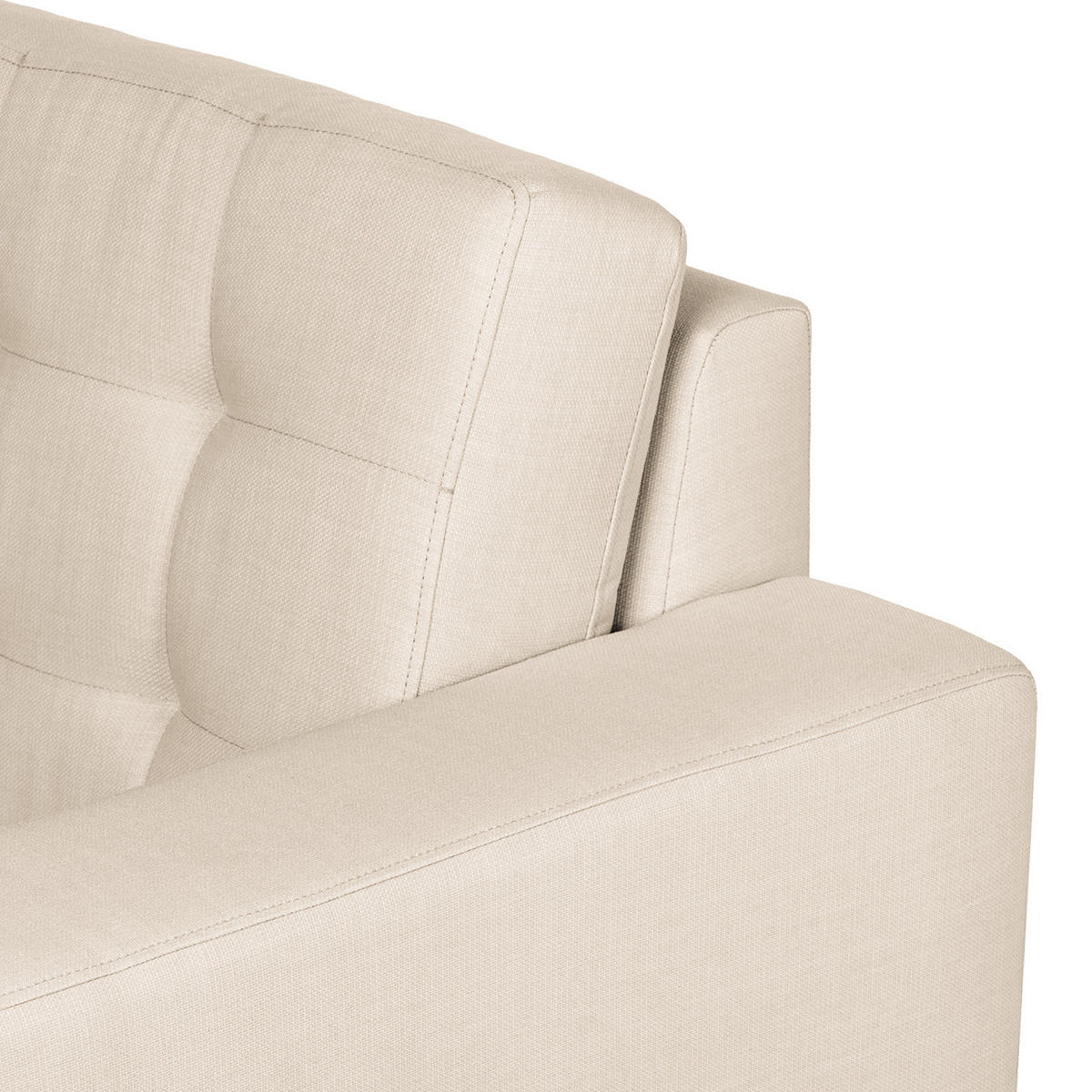 SESSEL - Stoff, Beige - Beige, Textil (96/80/87cm) - home24