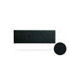 KOPFTEIL gepolstert ALMA Aqualine 130x50x5 cm - Schwarz - Moonia - Schwarz, Holz (130/5/50cm)