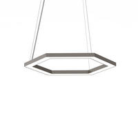 LED-HÄNGELEUCHTE - Graubraun, Metall (1.6/100/40cm) - Lumicom
