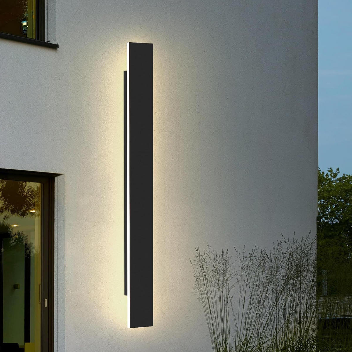 LED WANDLEUCHTE Christine - Schwarz, Metall (100/8/4cm) - Nettlife