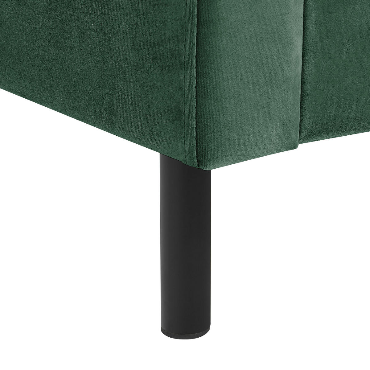 BETT mit Lattenrost 160/200 cm Grün Villette - Grün, Textil (160/200cm) - Beliani