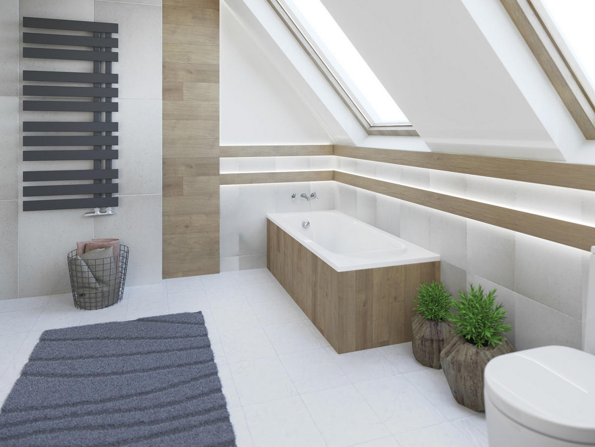BADEWANNE Rechteck MEDIUM 160/75 mit Träger Ablauf Füße - Weiß, Kunststoff (75/56/160cm) - bad land