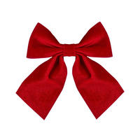 WEIHNACHTSSCHLEIFE rot glänzend, 24 × 28 cm - Rot, Naturmaterialien (28cm) - LAALU