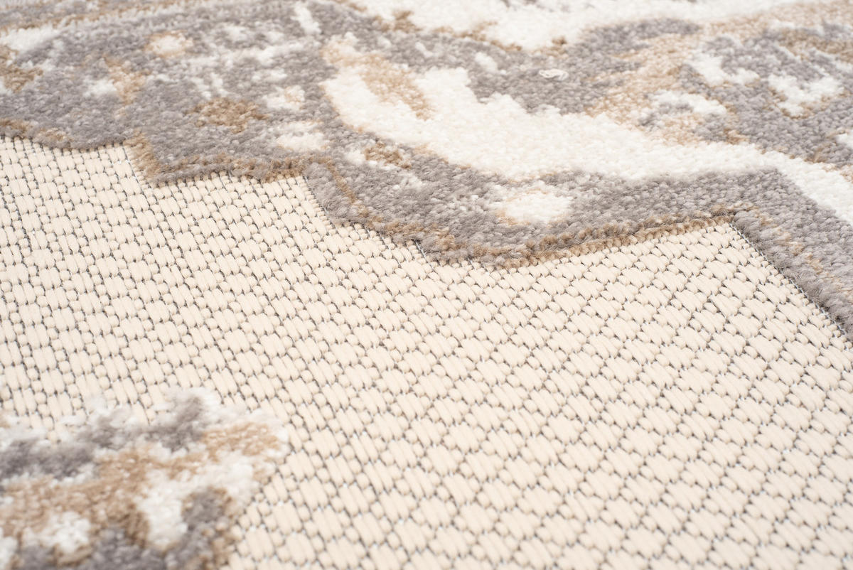 TEPPICH PATIO Creme 160/220 cm - Creme, Kunststoff (160/220cm) - Tapiso