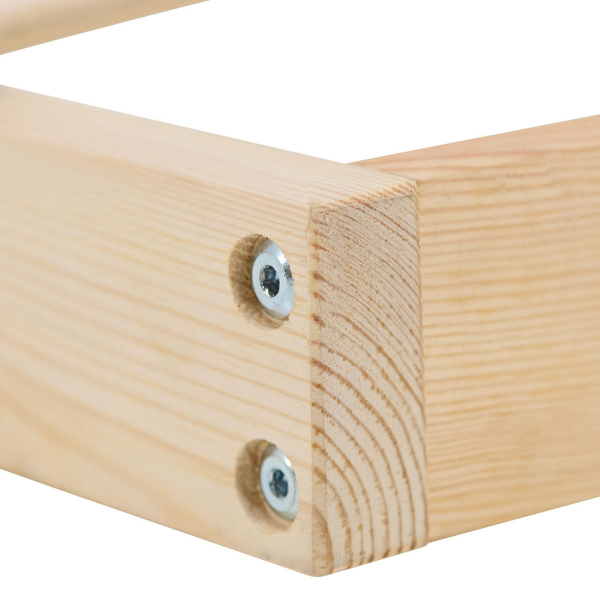 LATTENROST 90/200 cm Rollrost - Braun, Holz - Homestyle4u