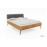 BETT LINA 2 90x190 Wildeiche - Wildeiche, Holz (90/190cm) - byoak