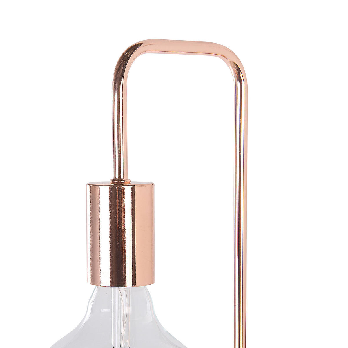 STEHLEUCHTE Savena 14/20/140 cm - Kupferfarben, Metall (14/20/140cm) - Beliani