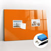 MAGNETTAFEL 60x40 Orange schwarzer Marker - Orange, Glas (60/0.4/40cm) - TULUP