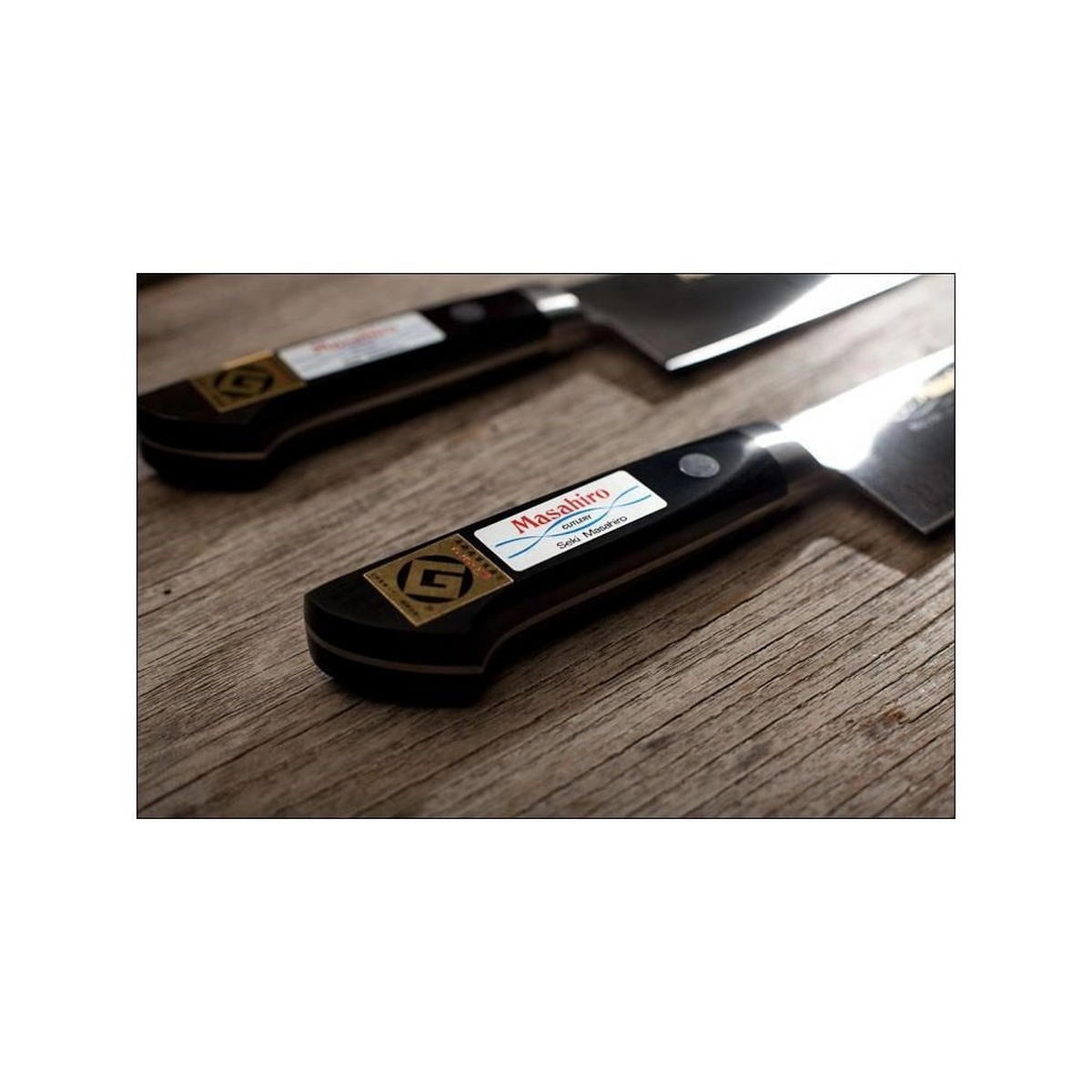 MESSERSET Silber 30/10/30 cm 1371104BBOMC - Silberfarben, Holz - Masahiro 