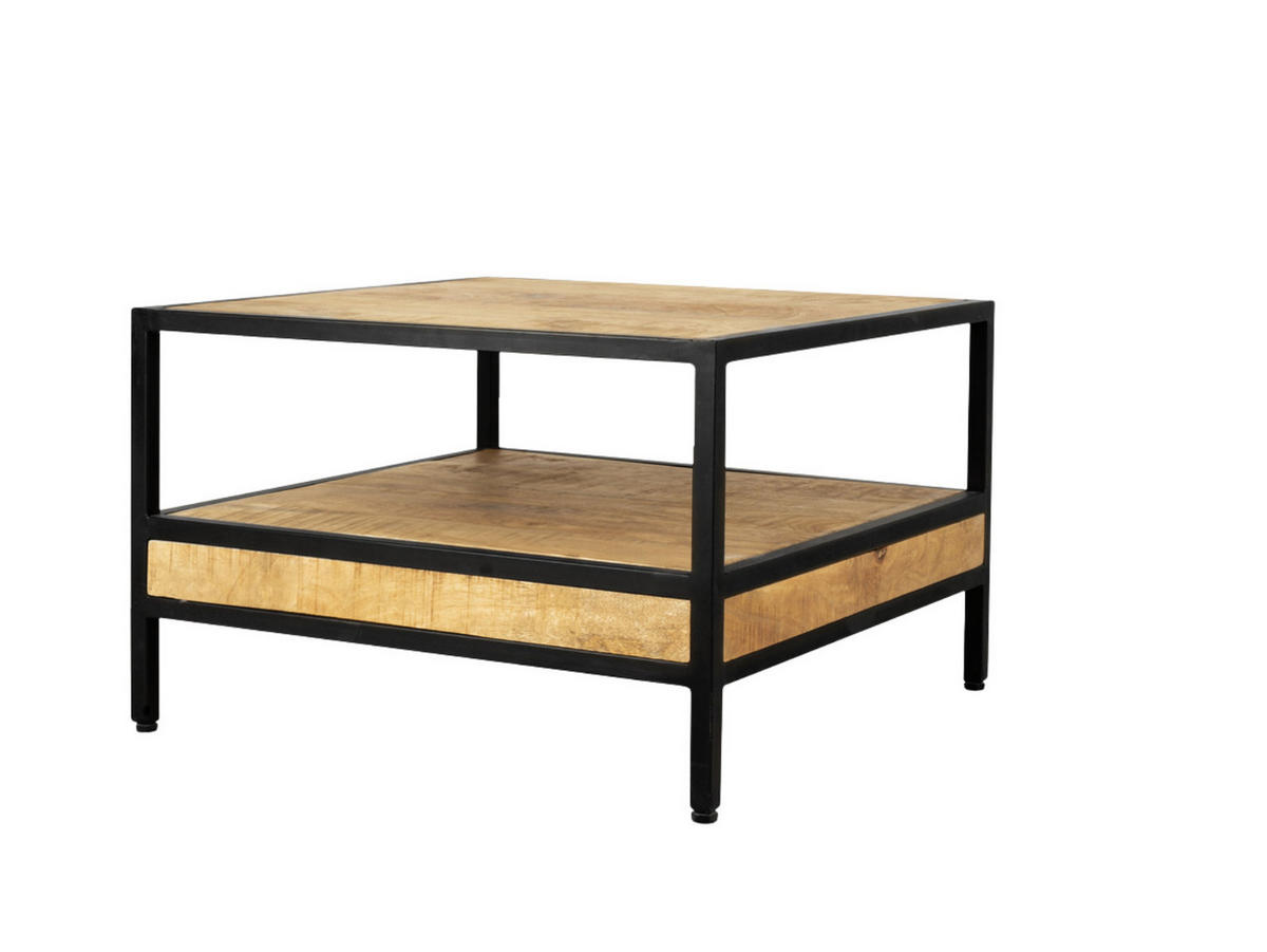 COUCHTISCH GB Mangoholz 60 cm / 60 cm Natur - Naturfarben, Holz (60/60/40cm)