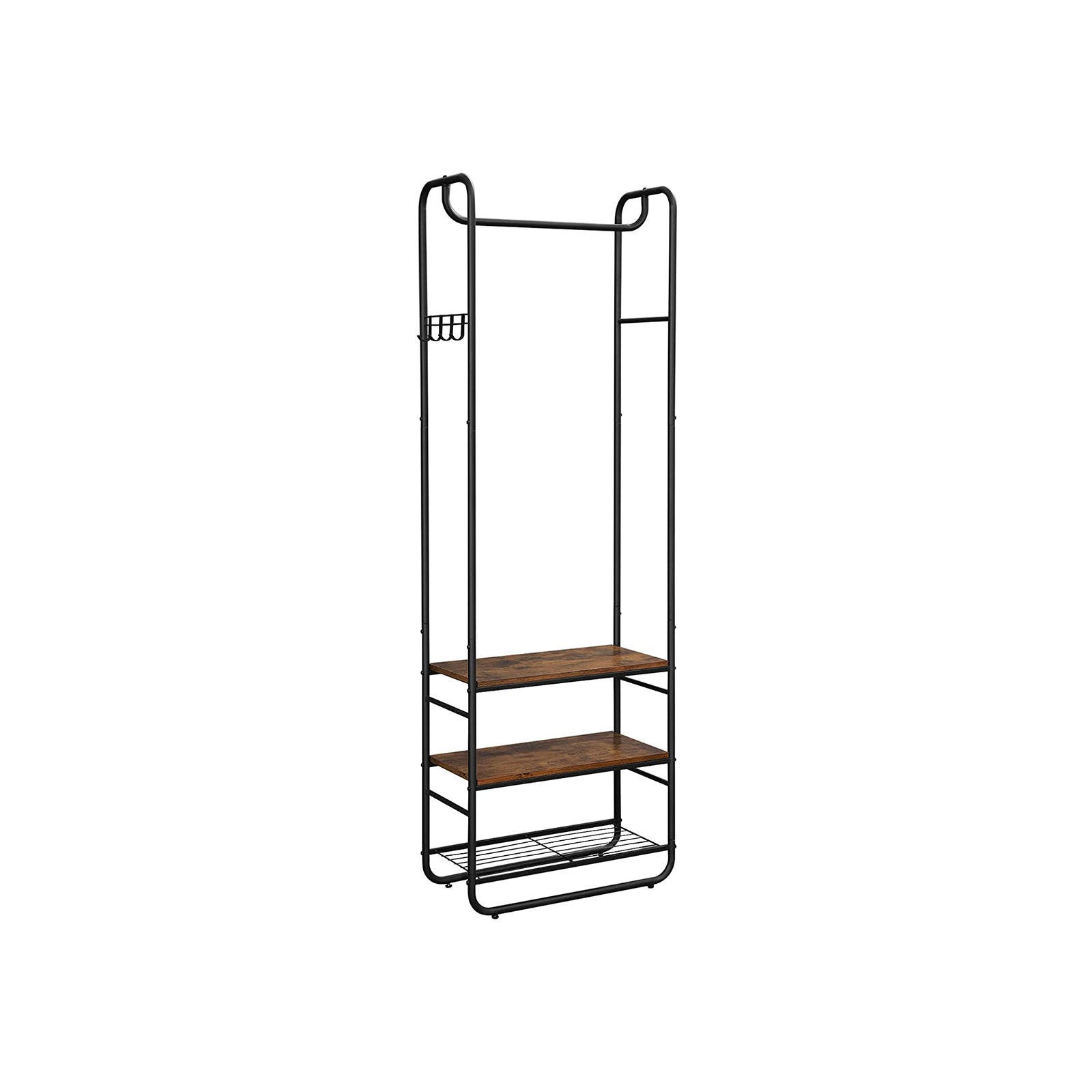 GARDEROBE - Braun, Metall (30/8/92cm) - Hansiro