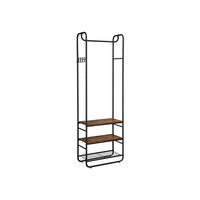 GARDEROBE - Braun, Metall (30/8/92cm) - Hansiro