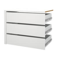 SCHUBLADENEINSATZ, Catania, Weiß, Holzwerkstoff, 70 x 55 x 87 cm - Weiß, Holzwerkstoff (70/87/55cm) - ebuy24