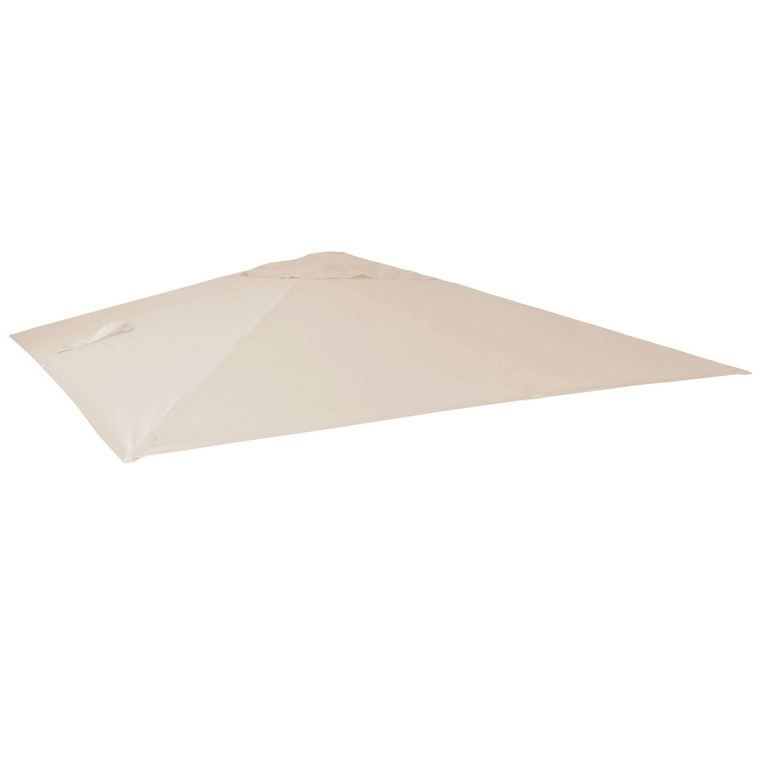 ERSATZ-BEZUG FÜR SCHIRM Cremeweiß - Weiß, Textil (295/395cm) - MCW