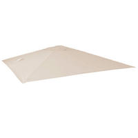 ERSATZ-BEZUG FÜR SCHIRM I Cremeweiß - Weiß, Textil (295/295cm) - MCW