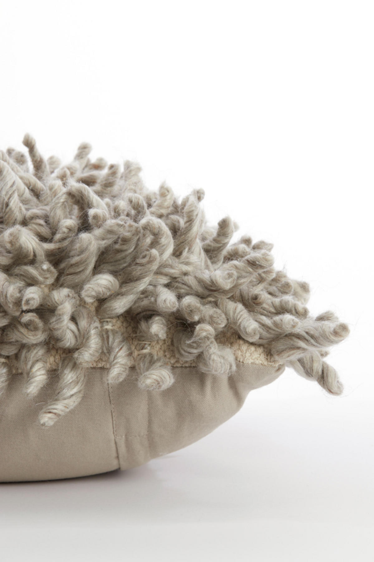 DEKOKISSEN Comallo Grau 45/45/10 cm - Grau, Textil (45/45cm) - Light & Living