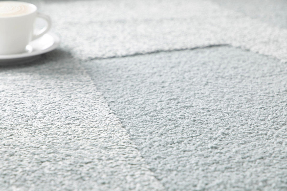 TEPPICH sehr weich mit Relief-Effekt blau - Blau, Textil (160/230cm) - AFK Living