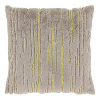 KISSEN Kristy - Grau - 45/45/ cm - Grau, Textil (45/45cm) - Unique Living