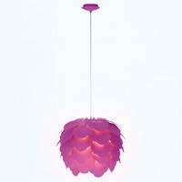 LED HÄNGELEUCHTE FILETTA Rosa Kunststoff - Rosa, Metall (42/42/110cm)