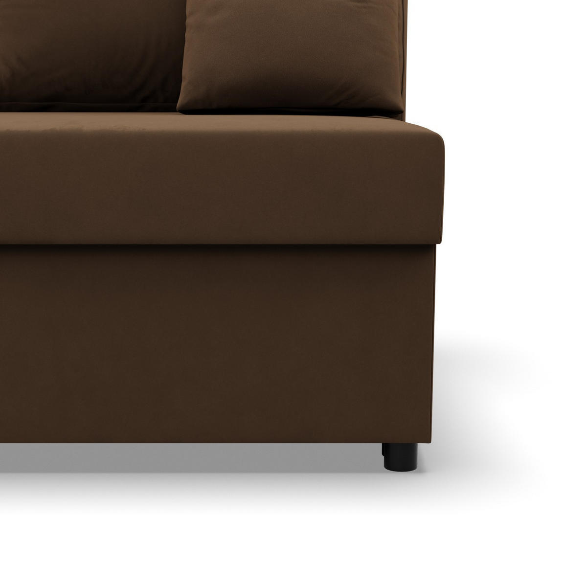 ECKSOFA MIT SCHLAFFUNKTION KEMI Braun - Braun, Textil (135/201cm) - Mebligo