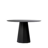 ESSTISCH Olivier Schwarz 120 cm x 76 cm - Schwarz, Holzwerkstoff (120/120/76cm) - Klast Home