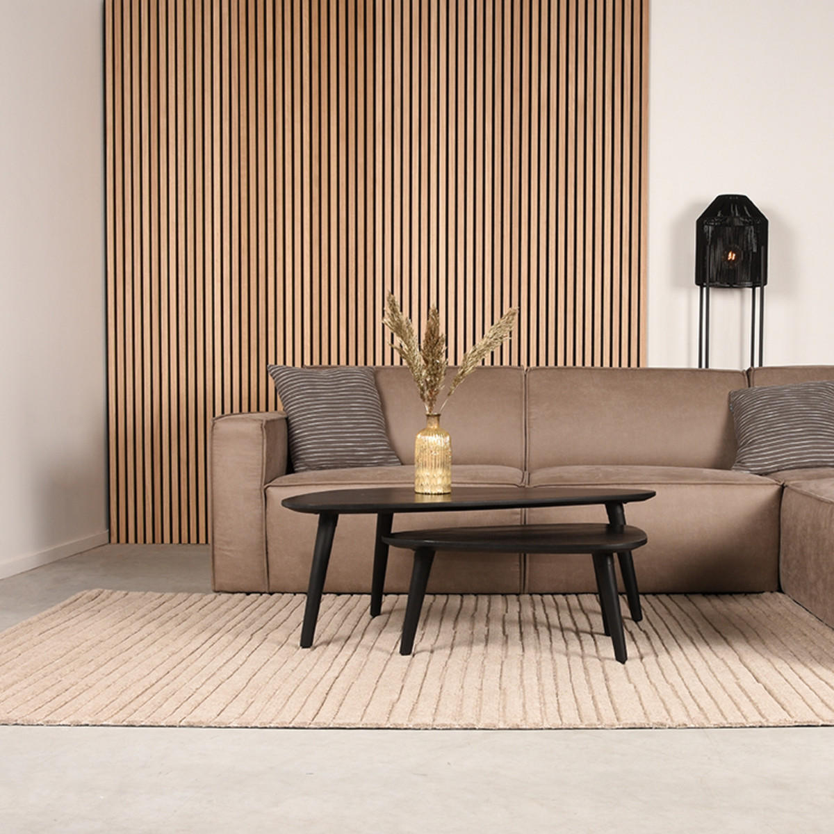 TEPPICH Luxy Taupe 160/230/1 cm - Taupe, Textil (230/160cm) - LABEL51