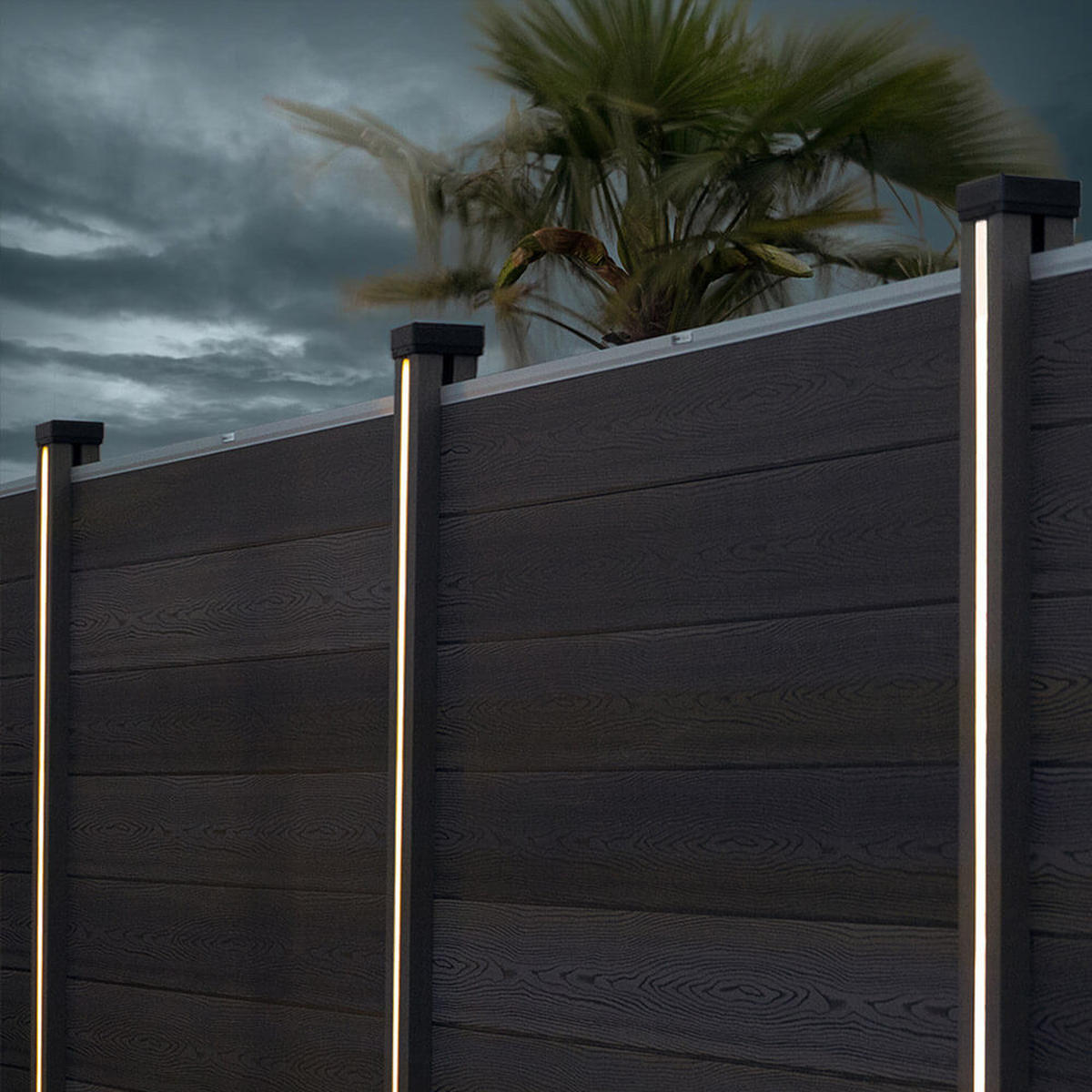 NUTLEISTE CALLUX STRIPE - 1 - Schwarz, Kunststoff (2/184cm) - Home Deluxe