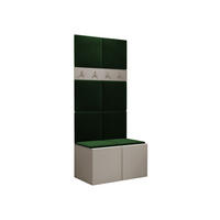 MOBILIER PENTRU HOL Orion IV - cașmir/verde, material plastic/compozit lemnos (84/186/46cm) - MIRJAN24