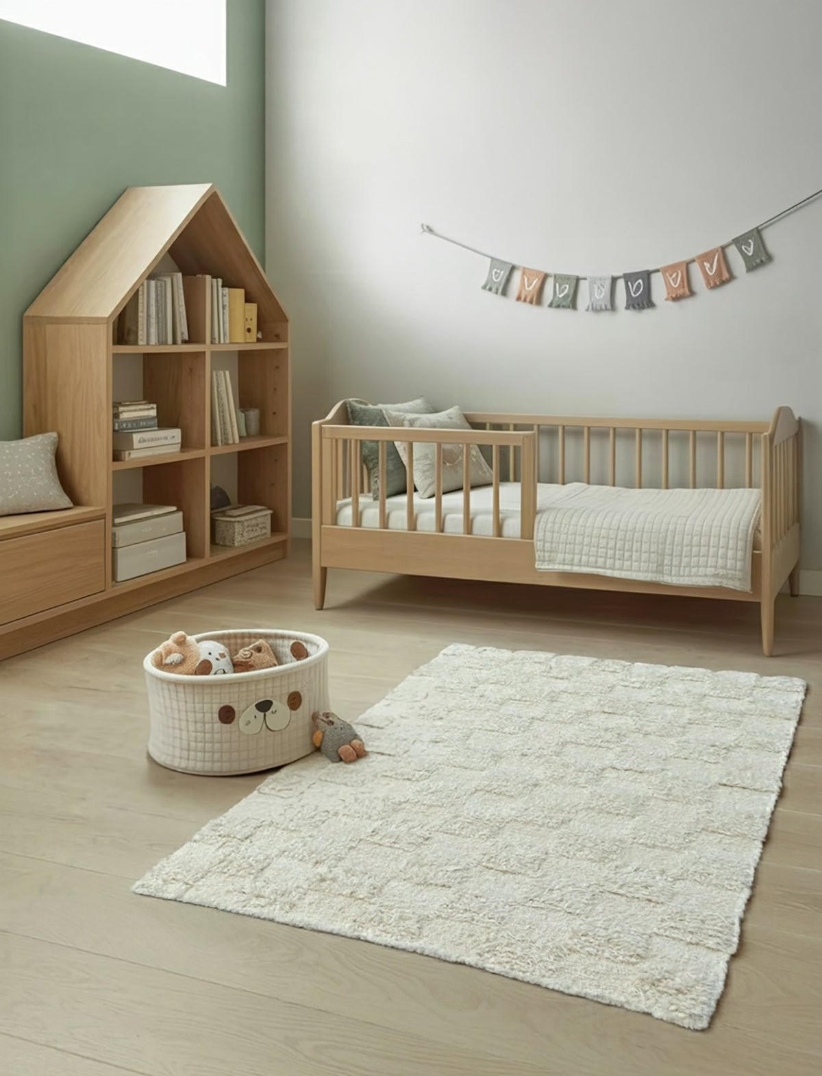 TEPPICH aus recycelter Baumwolle handgewebt beige - Beige, Naturmaterialien (160/230cm) - AFK Living