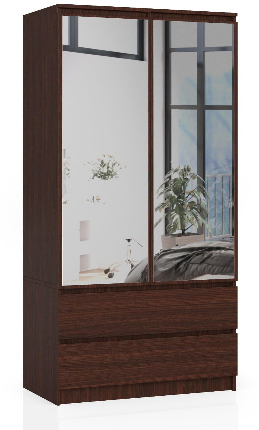 RAUMHIRSCH FURNITURE SKŘÍŇ tmavě hnědá 180/90/51