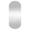 WANDSPIEGEL 35x80 cm Glas Oval - Silberfarben, Glas (35/80/4cm) - furnicato