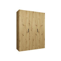 DREHTÜRENSCHRANK Malaga 150 - Eiche Artisan, Holzwerkstoff (150/202/52cm) - MIRJAN24