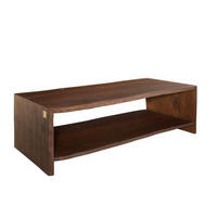 COUCHTISCH Akazie 150x70x45 braun lackiert PURE ACACIA #009 - Braun, Holz (150/70/45cm) - Massivmoebel24