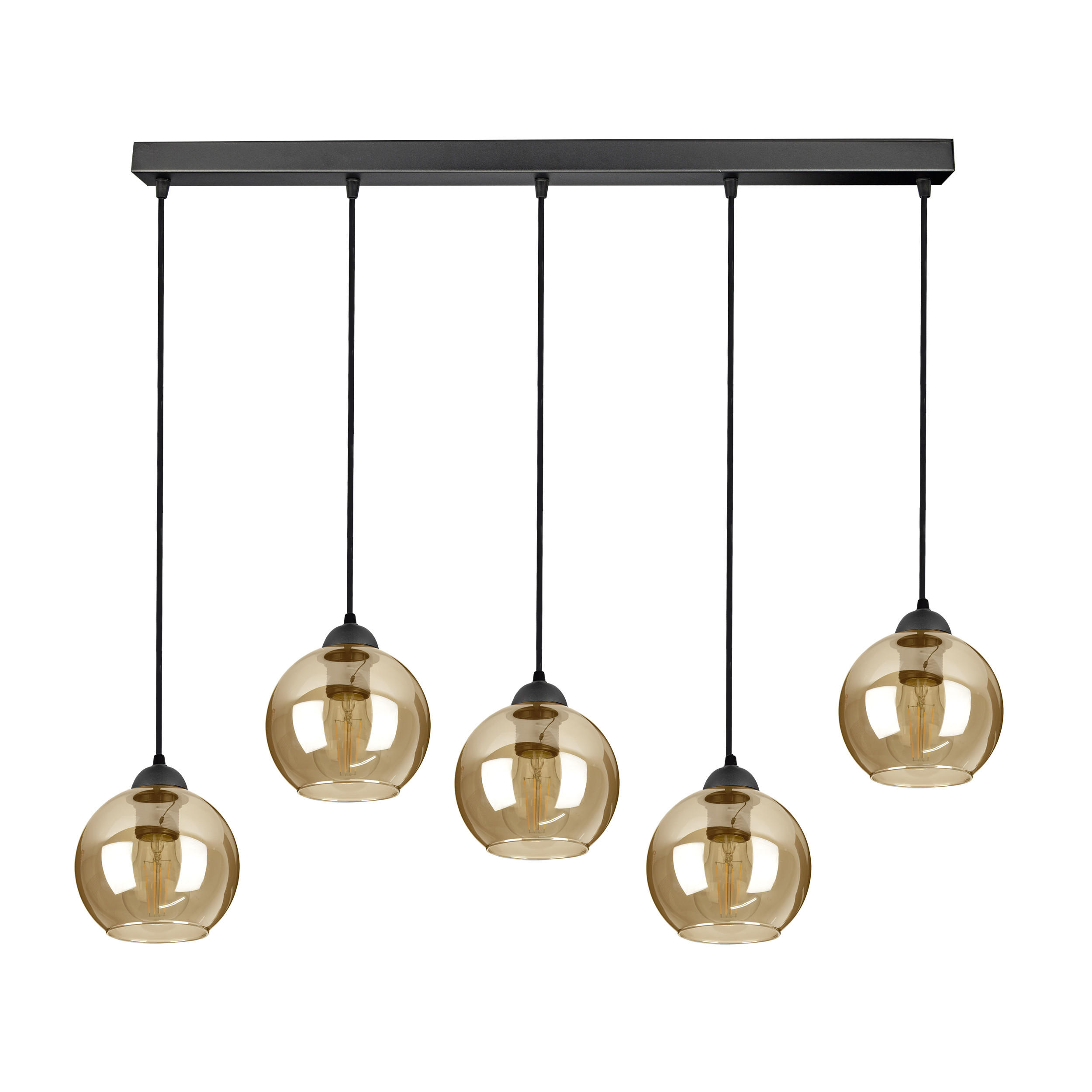 PEDELLEUCHTE HAGEN - Honig, Glas/Metall (15/100/100cm) - kiki design