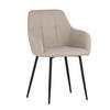 ARMLEHNSTUHL Maria - Beige - Beige/Schwarz, Textil/Metall (55/84/61cm) - Hela Vertriebs GmbH
