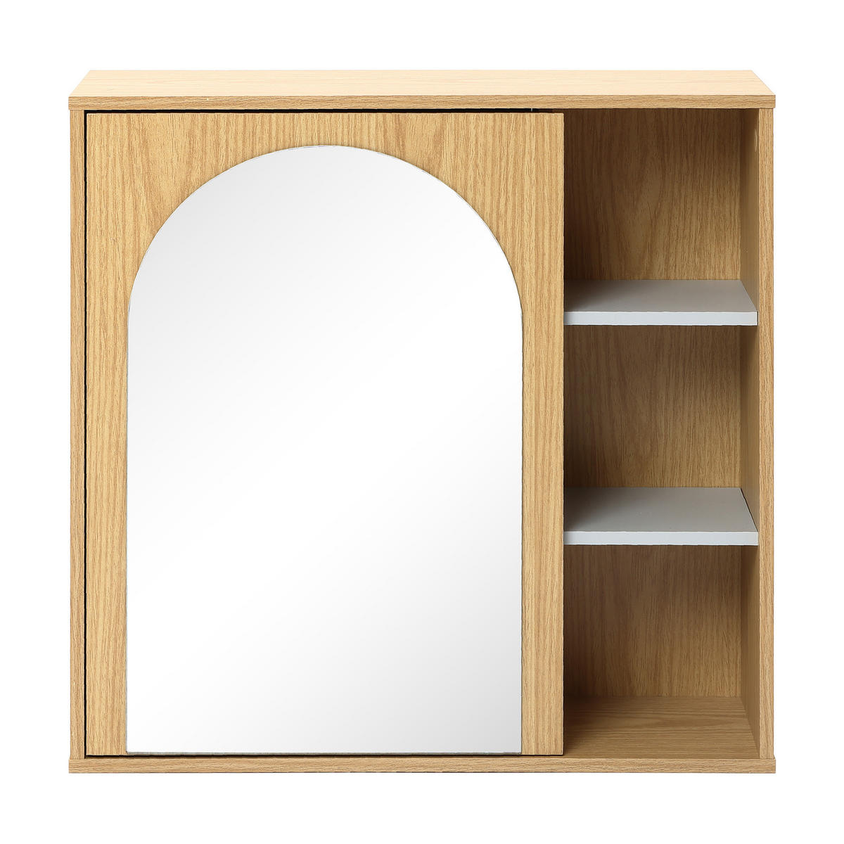 SPIEGELSCHRANK 60cm - Akaziefarben, Holz (20/60/60cm)