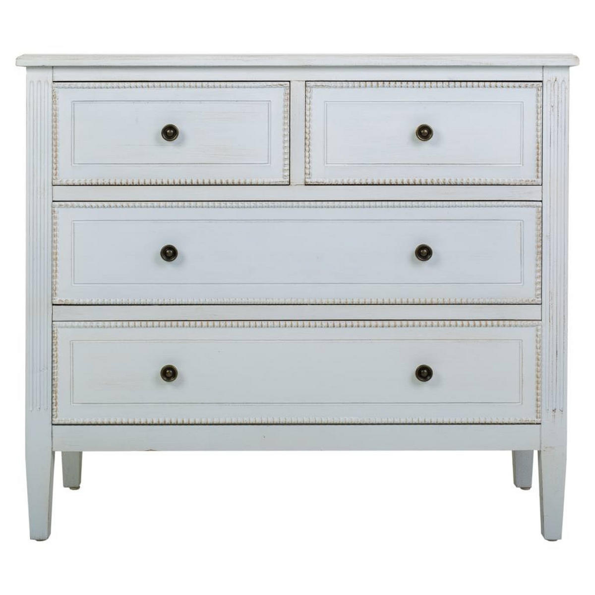 KOMMODE aus Holz, Grau, 85x36x75 - Grau, Holzwerkstoff (85/75/36cm) - Wanderlust