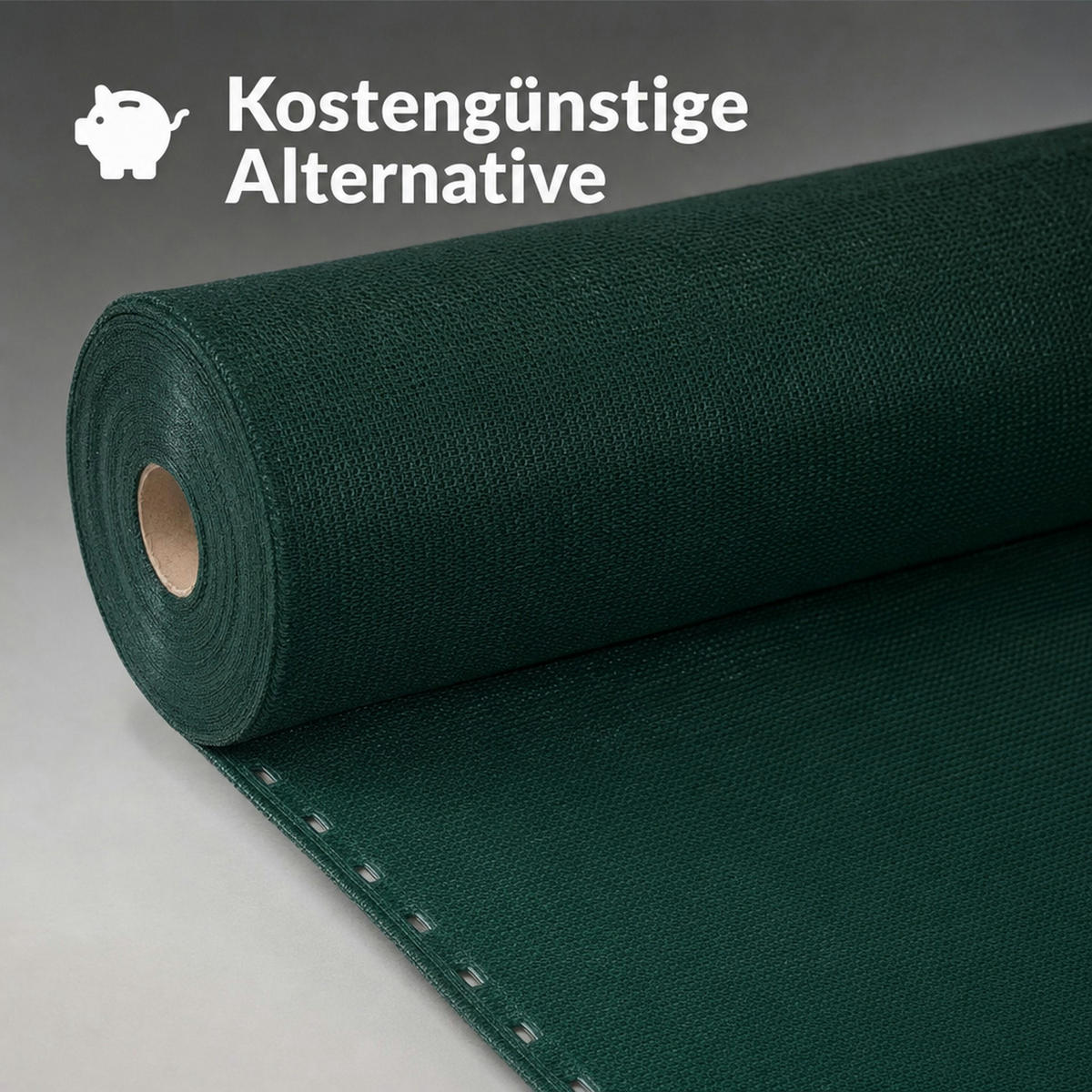 SICHTSCHUTZNETZ - Dunkelgrün, Kunststoff (150/150cm) - KLASEBO