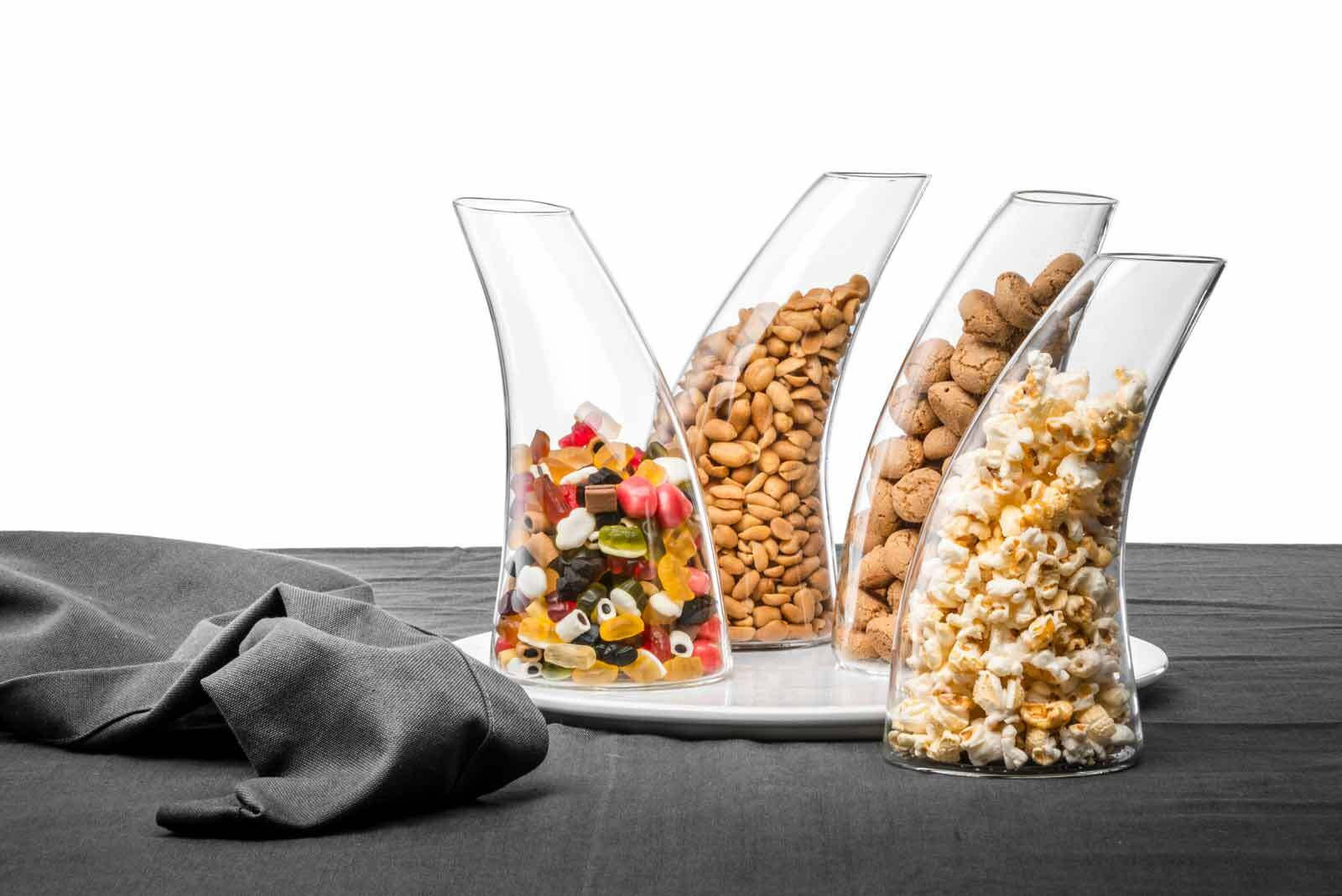NUSSSPENDER Trattoria transparent 19 cm - Transparent, Glas (0.65L) - Eisch