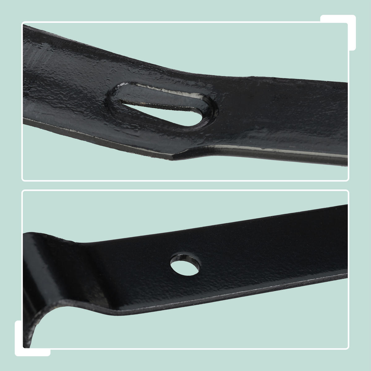 BRECHEISEN-SET - Schwarz, Metall (2.5/2/58cm) - Relaxdays