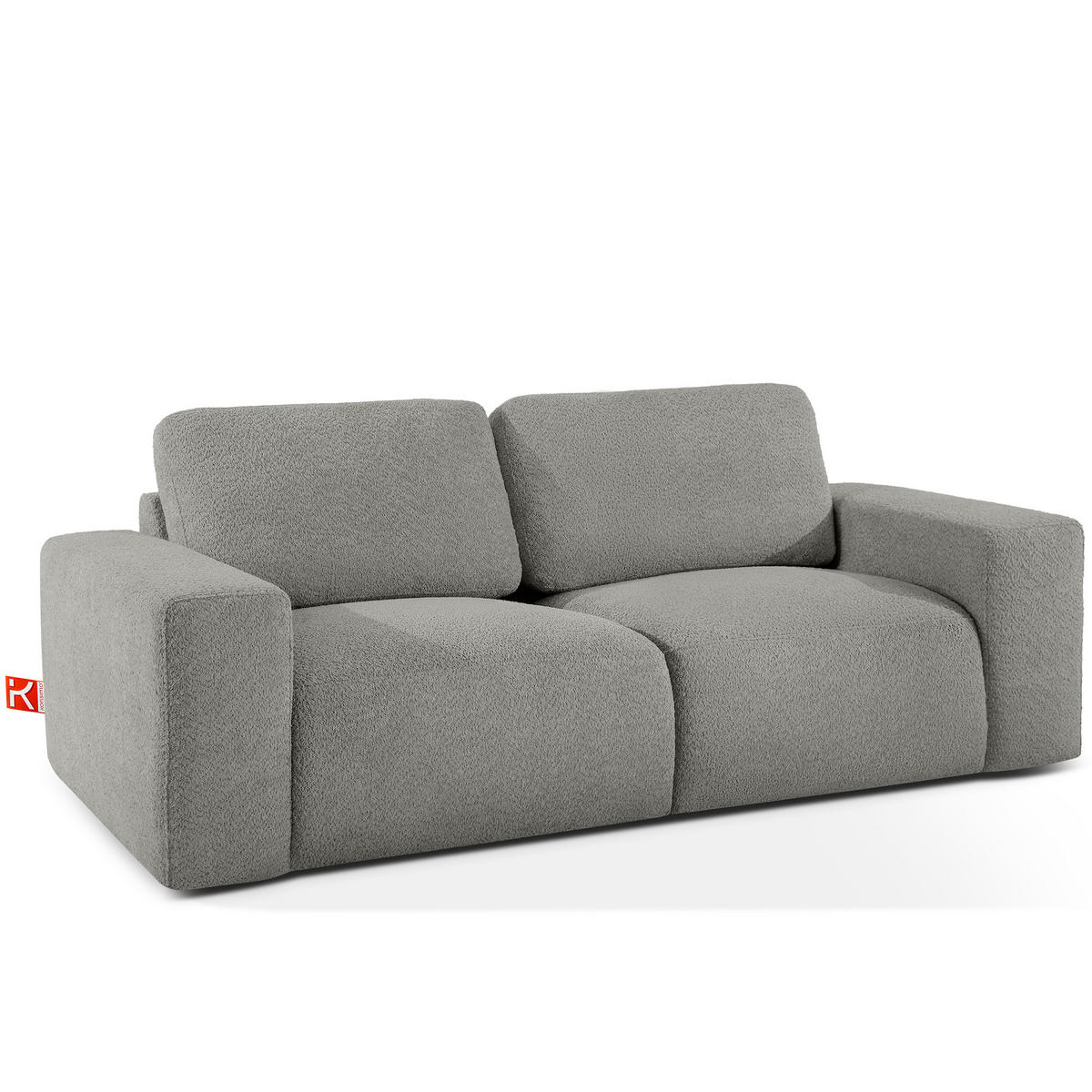 2-SITZER SOFA ZUCCO, Dunkelaschgrau - Dunkelgrau, Holz/Holzwerkstoff (212/85/100cm) - KONSIMO®