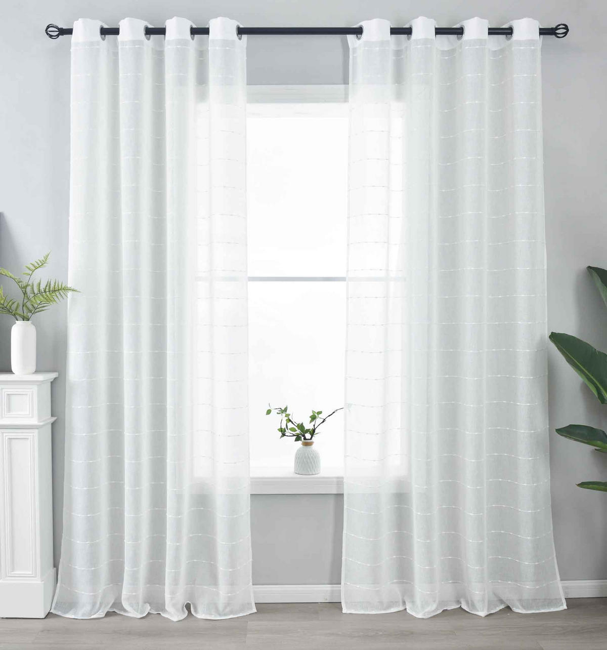 VORHANG 2ER SET »Kassel« HxB 245x140 cm Natur - Naturfarben, Textil (140/245cm) - Gardinenbox