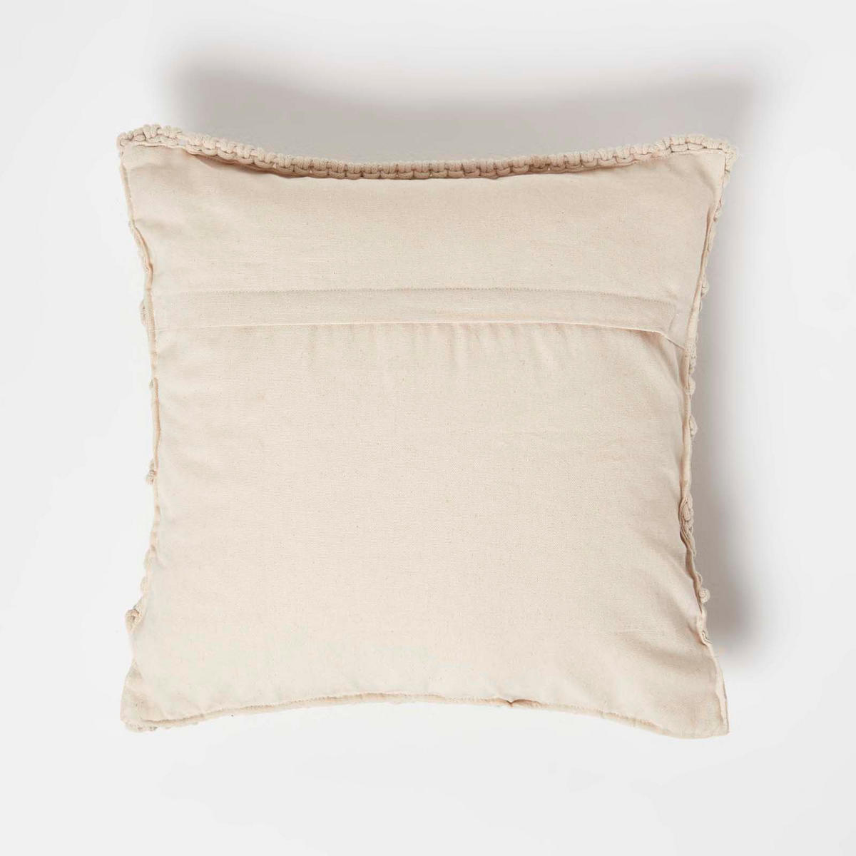 DEKOKISSEN Willow 45/45 cm Makramee - Creme, Textil (45/45cm) - Homescapes