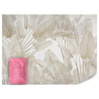 FOTOTAPETE Beige Bananenblätter Tropische Pflanzen 200x140 - Beige/Braun, Papier (200/140cm) - Muralo