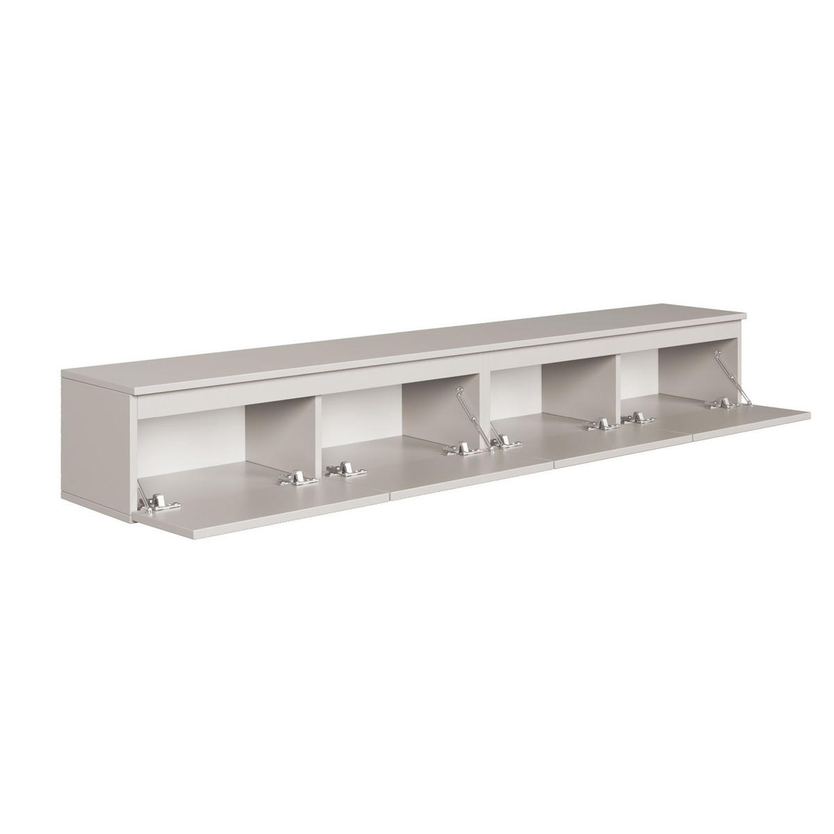 TV-LOWBOARD Bemmi Greige 200 cm - Kaschmir, Holzwerkstoff (200/28.4/31.8cm) - Selsey