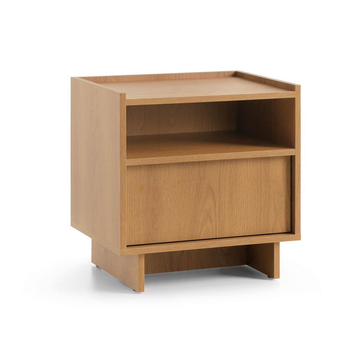NACHTKOMMODE SUNA 50 cm (Karamell Eiche, Push to Open) - Eichefarben, Holz/Holzwerkstoff (50/51/39cm) - Ravio